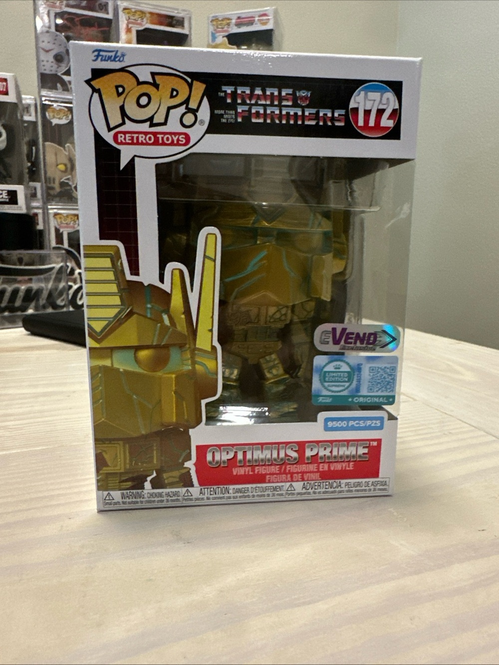 Funko Pop! Retro Toys Transformers Optimus Prime - Gold